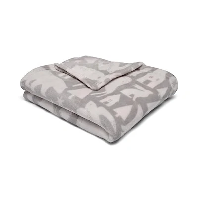 Imagen de Fusion Snug Manta Polar (120 x 150 cm), diseño de Animales escandinavos, Color Gris