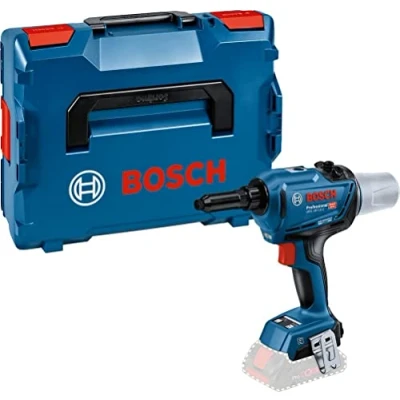 Imagen de Bosch Professional 18V System GRG 16 C Remachadora a batería (fuerza 16.000 N, longitud de carrera 25 mm, sin batería, en L BOXX)