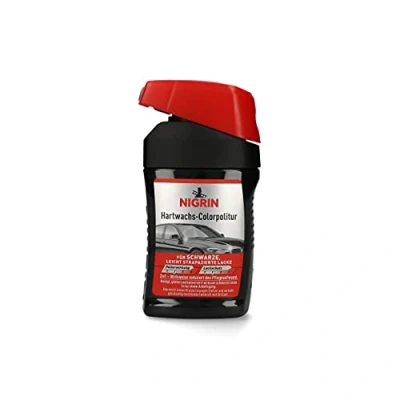 Imagen de NIGRIN Pulido de cera dura, 300 ml, para limpiar y conservar los barnices, color negro