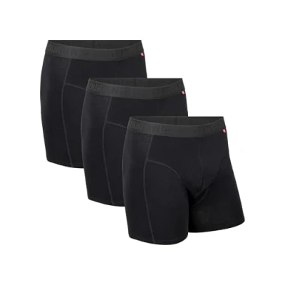 Imagen de Danish Endurance Organic 3 PACK Culotte, Hombre, Talla: 4XL, Black