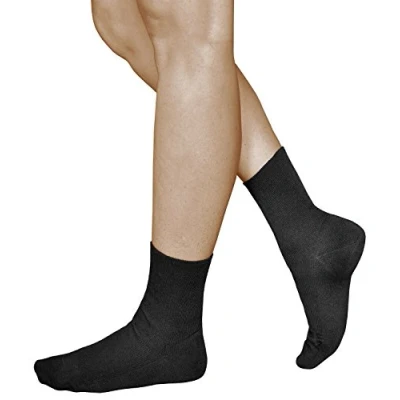 Imagen de vitsocks Calcetines Sin Goma Finos que no Aprietan Mujer (3 PARES) 98% Algodón Suave, negro, 35 38