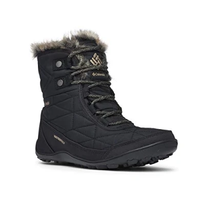 Imagen de Columbia Minx Shorty III Botas de nieve para mujer, Negro Black X Pebble, 37 EU