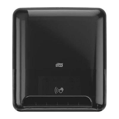 Imagen de Tork, dispensador de sensor Tork Matic para las toallas rodillos negros