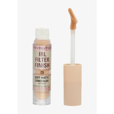Imagen de Makeup Revolution, Corrector IRL Filter Finish, Cobertura de Media a Total, C6, 6g
