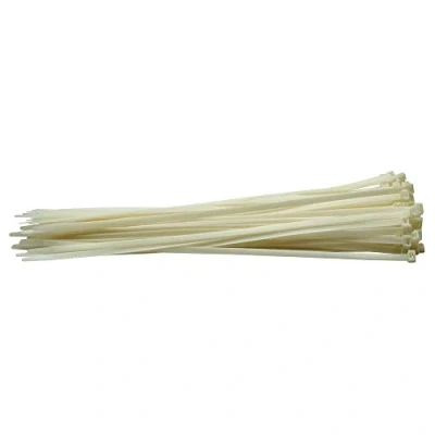 Imagen de Draper 70410 Bridas de nailon (8,8 x 500 mm, 100 unidades), color blanco