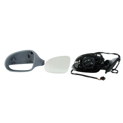 Imagen de Espejo retrovisor Tyc 337 0136 izquierda imprimado para ajuste elect. espejo, asférico, calefactable VOLKSWAGEN: Passat B6 Berlina, Variant