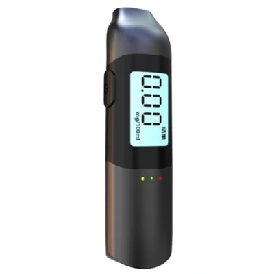 Imagen de Boddceto Alcoholimetro Digital Recargable por USB, de Alta Precision, Pantalla LCD, Profesional, Portatil
