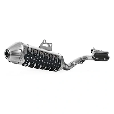 Imagen de POLISPORT 8484100001 ARMADILLO EXTREME protector de silenciador universal 30cm fabricado en acero inoxidable y elastómero ligero resistente a altas temperaturas e impactos color negro