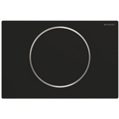 Imagen de Geberit 115758145 Sigma 10 Pulsador para cisterna de (para delantera, placa + botones, acabado mate, anillo diseño pulido)
