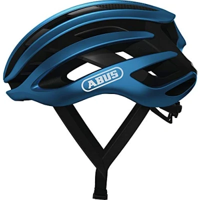 Imagen de Abus AirBreaker Casco de bicicleta contrarreloj alta gama para ciclismo deportivo profesional Unisex, hombre y mujer, Azul (steel blue), L (59 61 cm)