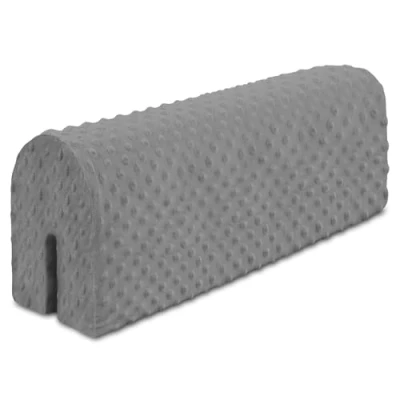 Imagen de Totsy Baby Chichoneras Cuna Parachoques cunas Bebe 50 cm Protector Anti caida y Golpe Espuma de Barrera Seguridad niños niñas para Cama Protection Valla Borde Infantil Gris
