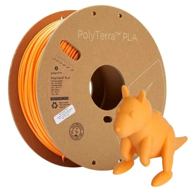 Imagen de Polymaker 70849 PolyTerra PLA Filament 2.85mm 1000g Orange (matt) 1 pieza