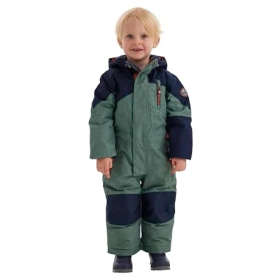 Imagen de killtec Kesley Mini Mono de esquí/Traje Nieve con Capucha y paranieves, Verde Bosque, 86 92 Unisex Kids