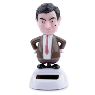 Imagen de OOTB Figura con Movimiento, Mr. Bean, en Base de plástico célula Solar, Multicolor, Aprox. 11 cm. (out of The Blue 1)