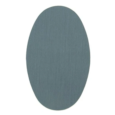 Imagen de Haberdashery Online 6 Rodilleras Color Gris Medio termoadhesivas de Plancha. Coderas para Proteger tu Ropa y reparación Pantalones, Chaquetas, Jerseys, Camisas. 16 x 10 cm. RP12