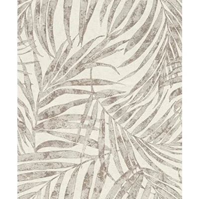 Imagen de Rasch Papel pintado no tejido (Botanical) gris 10,05 m x 0,53 617412