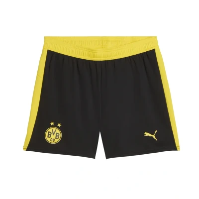 Imagen de PUMA Borussia Dortmund 25/26 Shorts Women, Sport, Negro/Faster Amarillo, S