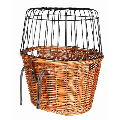 Imagen de Trixie Cesta de bicicleta para perros 2806 Front, 44 x 48 33 cm, natural