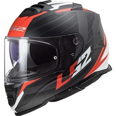 Imagen de LS2, Casco Moto Integral STORM II NERVE Matt Black Red, XL