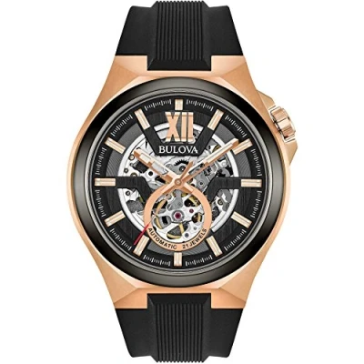 Imagen de Bulova Reloj Analógico para Hombres de Automático con Correa en Silicona 98A177