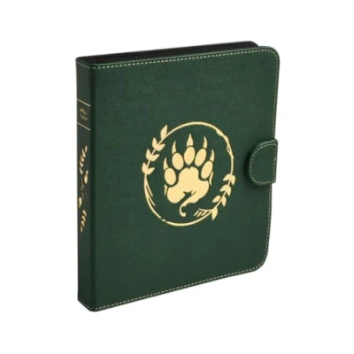Imagen de Arcane Tinmen Dragon Shield: Códice de hechizos juego rol: verde bosque, compatible con cartas hechizas oficiales DND, marcador borrado en seco y rastreador tragamonedas 5e