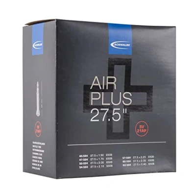 Imagen de Schwalbe 708108 camara de aire para bicicleta sv 21ap air plus 27.5/27.5+ 40 mm 54/70 585