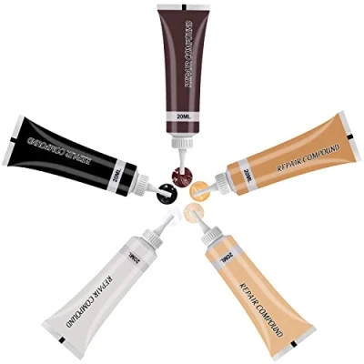 Imagen de HASAIKA® Crema de reparación Cuero, Kits Cuero mezclables para sofá, Chaqueta Asiento automóvil, Zapatos, Abrigos, 5 Colores