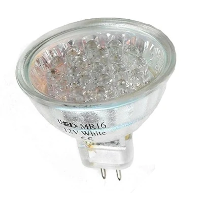Imagen de F Bright Led Lampara halogena dicroica 20 leds roja 12v.