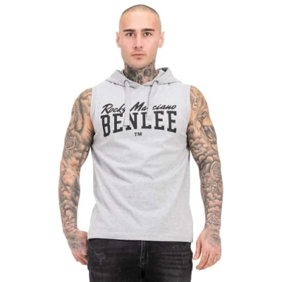 Imagen de Benlee ÄRMELLOSES MIT Kapuze Normale Passform Darry Top, Hombre, Talla: 3XL, Marl grey black