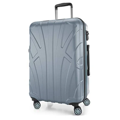Imagen de Suitline Maleta rígida, Equipaje de Viaje, TSA, 66 cm, Aprox. 58 litros, 100% ABS Mate, Piscina Azul