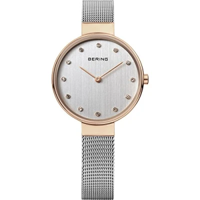 Imagen de BERING Reloj Analógico Classic Collection para Mujer de Cuarzo con Correa en Acero Inoxidable y Cristal Zafiro 12034 064