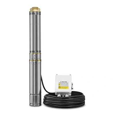Imagen de TROTEC Bomba para pozo profundo TDP 5500 E, Capacidad De bombeo: 6000 l/h, Carcasa Acero Inoxidable, IP68