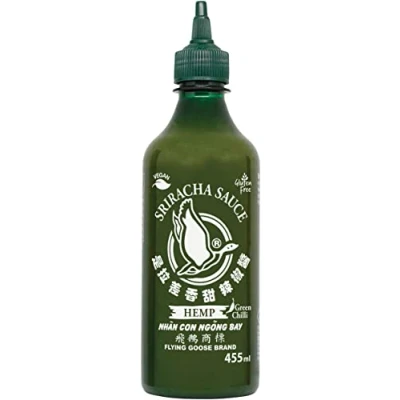 Imagen de Flying Goose Salsa de chile, sriracha, con aceite semilla cáñamo 525g