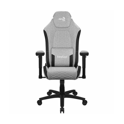 Imagen de Aerocool CROWNASHGR, Silla Gaming Ergonómica, Cojines Ajustables, Tecnología AeroWeave, Gris
