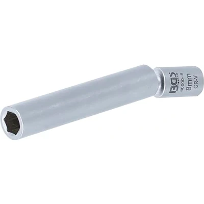 Imagen de BGS 80000 8 Vasos articulados para bujías y calentadores entrada 6,3 mm (1/4&quot;)