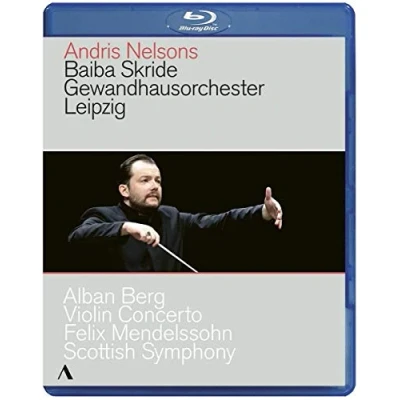 Imagen de Berg, A.: Violin Concerto / Mendelssohn, Felix: Symphony No. 3, &quot;Scottish&quot; (Skride, Leipzig Gewandhaus Orchestra, A. Nelsons) (Blu ray, Full HD) [Blu ray]