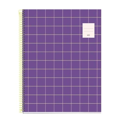 Imagen de Miquelrius Cuaderno A4, Cuadrícula 5 mm, tapa dura, Libreta A4 con 100 hojas microperforadas, 4 colores para organizar, Papel Extra Opaco 70 g/m², taladros archivar