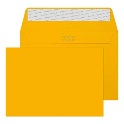 Imagen de Design Range Vibrant 104 Sobre C6 con solapa autoadhesiva (120 g/m², 500 unidades), color amarillo