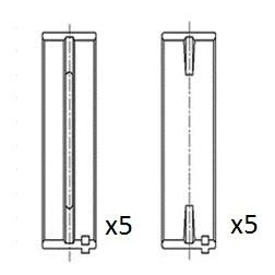 Imagen de Cojinete de cigüeñal FAI AutoParts BM1066 STD