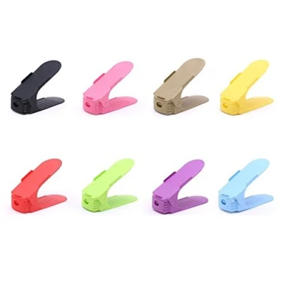 Imagen de GreensKon Organizador de zapatos ajustable para ahorrar espacio, 8 unidades (multicolor)