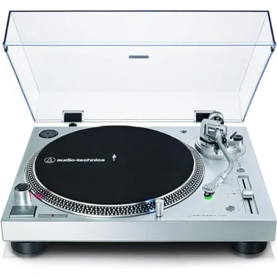 Imagen de Audio Technica LP120XUSBSV Giradiscos de Tracción Directa (Analógico y USB) Plata