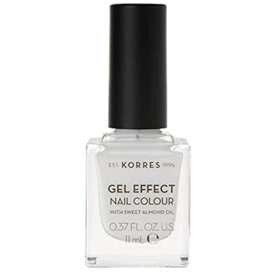 Imagen de Korres Gel Effect Esmalte de uñas color almendra dulce 01 blanco 11 ml