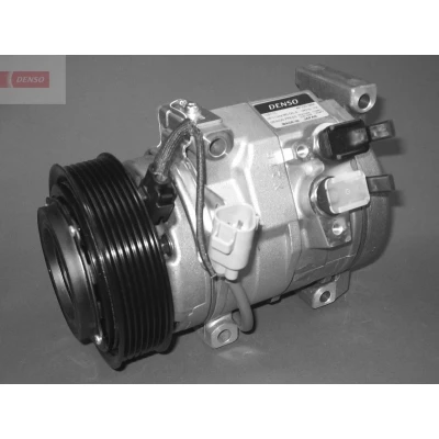 Imagen de DENSO DCP50081 Compresor de Aire Acondicionado 10S17C 12 PAG 46 R 134 a con acoplamiento magnético
