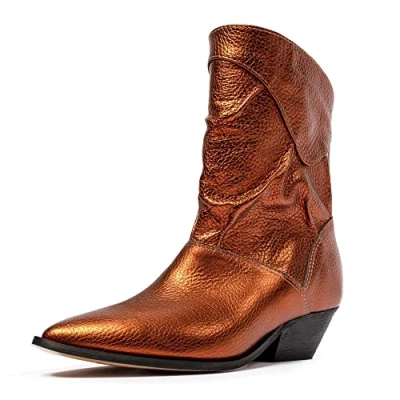 Imagen de L37 HANDMADE SHOES 2U, Western Boot Mujer, Cobre, 35 EU