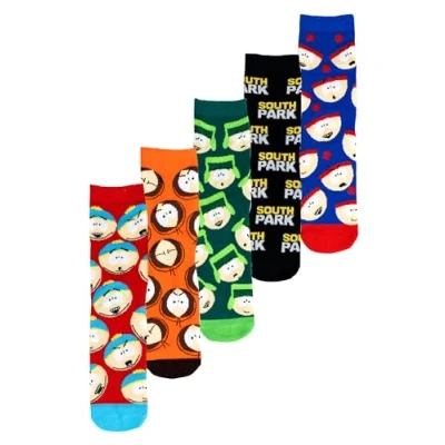 Imagen de United Labels South Park Calcetines para hombre deportivos 40 45 (5 unidades), multicolor,