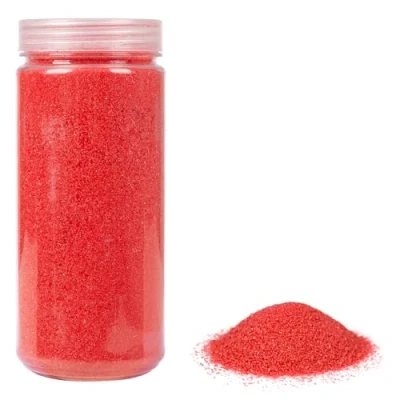 Imagen de HEKU 30330 13 Arena Decorativa (750 g, en Caja Reutilizable), Color Rojo