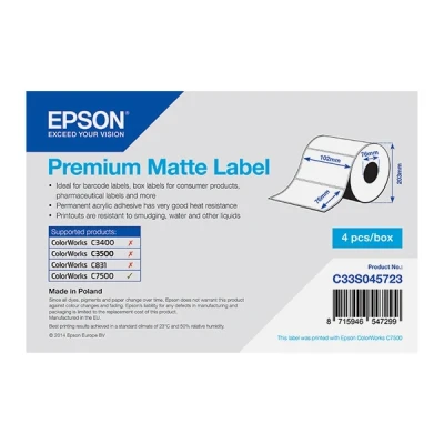 Imagen de Epson Premium Matte Etiquetas De Impresora