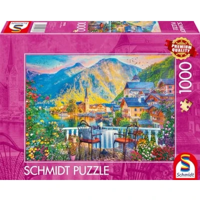 Imagen de Schmidt Spiele 59766 Pintoresco Hallstatt Puzzle de 1000 Piezas, Multicolor