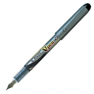 Imagen de Pluma desechable silver negro Pilot (12 unidades)