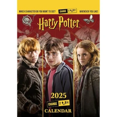 Imagen de Harry Potter Change it Up Month to View A3 Calendar Official Product 2025